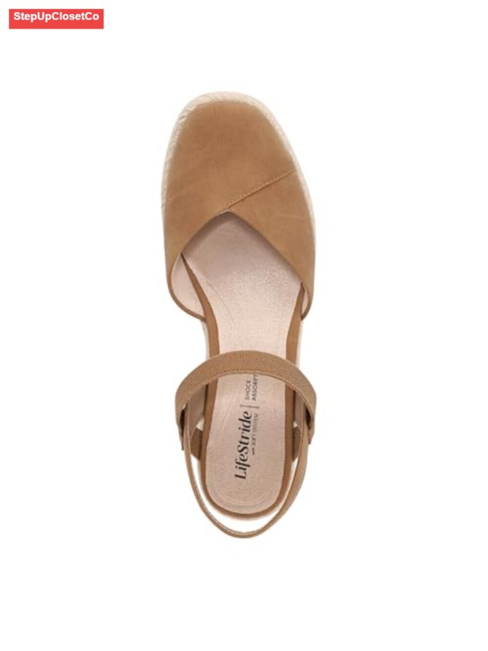 Chic Espadrille Wedge Sandals with Soft System Comfort - Picture 4 of 6